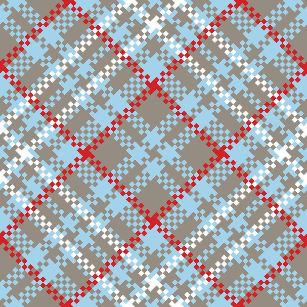 Tartan Plaid Pattern Seamless. Scottish Plaid, Seamless Tartan Illustration Set for Scarf, Blanket, Other Modern Spring Summer Autumn Winter Holiday Fabric Print. vector