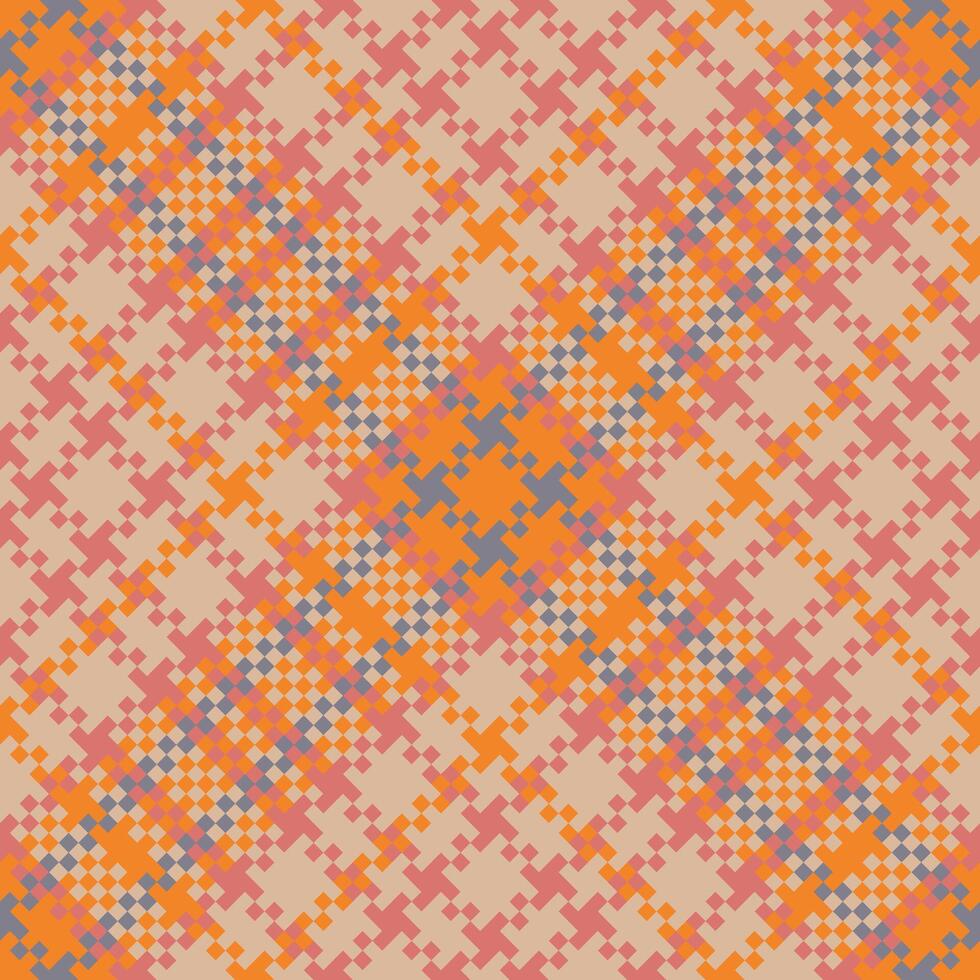 Scottish Tartan Plaid Seamless Pattern, Traditional Scottish Checkered Background. Traditional Scottish Woven Fabric. Lumberjack Shirt Flannel Textile. Pattern Tile Swatch Included. vector