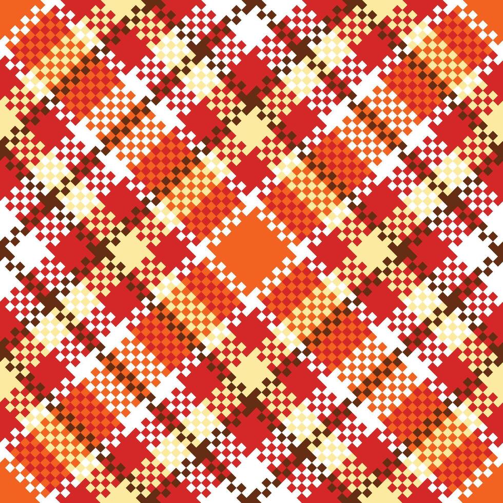 Tartan Plaid Pattern Seamless. Scottish Plaid, Template for Design Ornament. Seamless Fabric Texture. Illustration vector