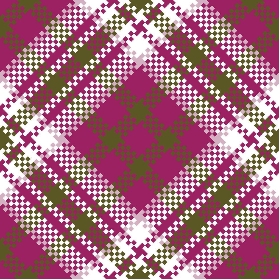 Classic Scottish Tartan Design. Scottish Tartan Seamless Pattern. for Shirt Printing,clothes, Dresses, Tablecloths, Blankets, Bedding, Paper,quilt,fabric and Other Textile Products. vector