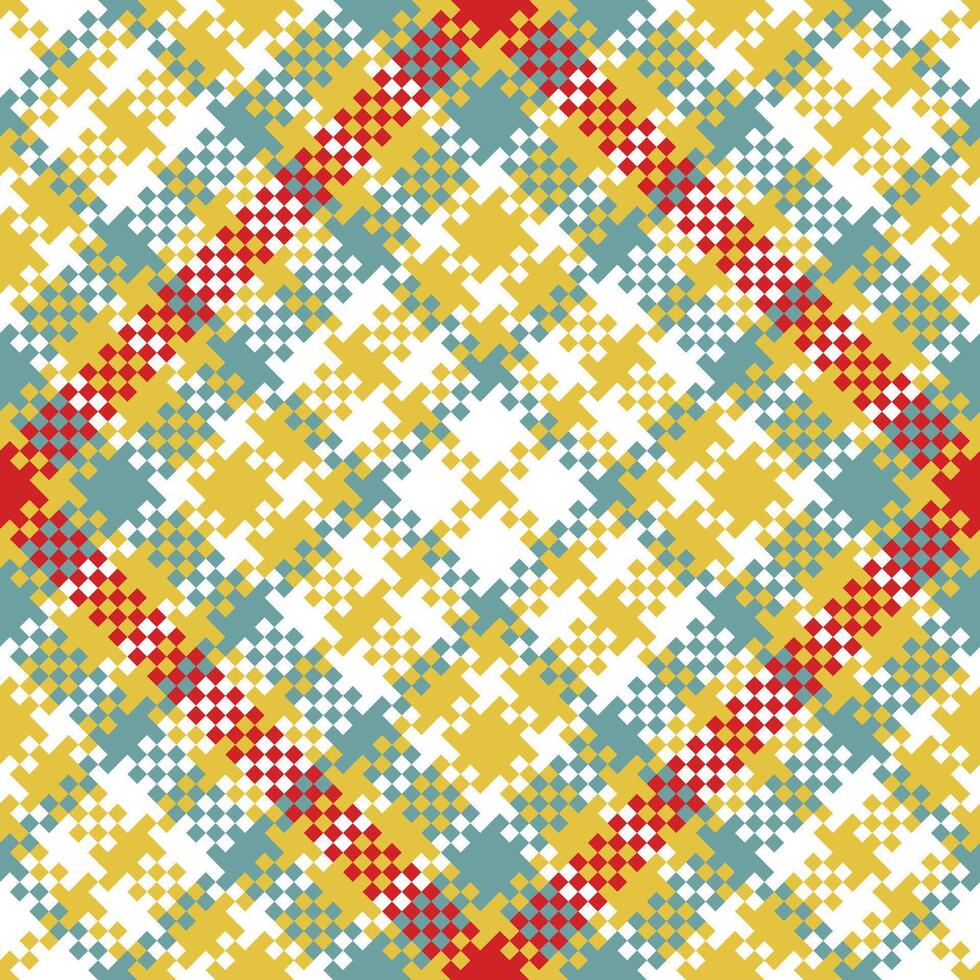 Tartan Plaid Seamless Pattern. Tartan Seamless Pattern. Seamless Tartan Illustration Set for Scarf, Blanket, Other Modern Spring Summer Autumn Winter Holiday Fabric Print. vector
