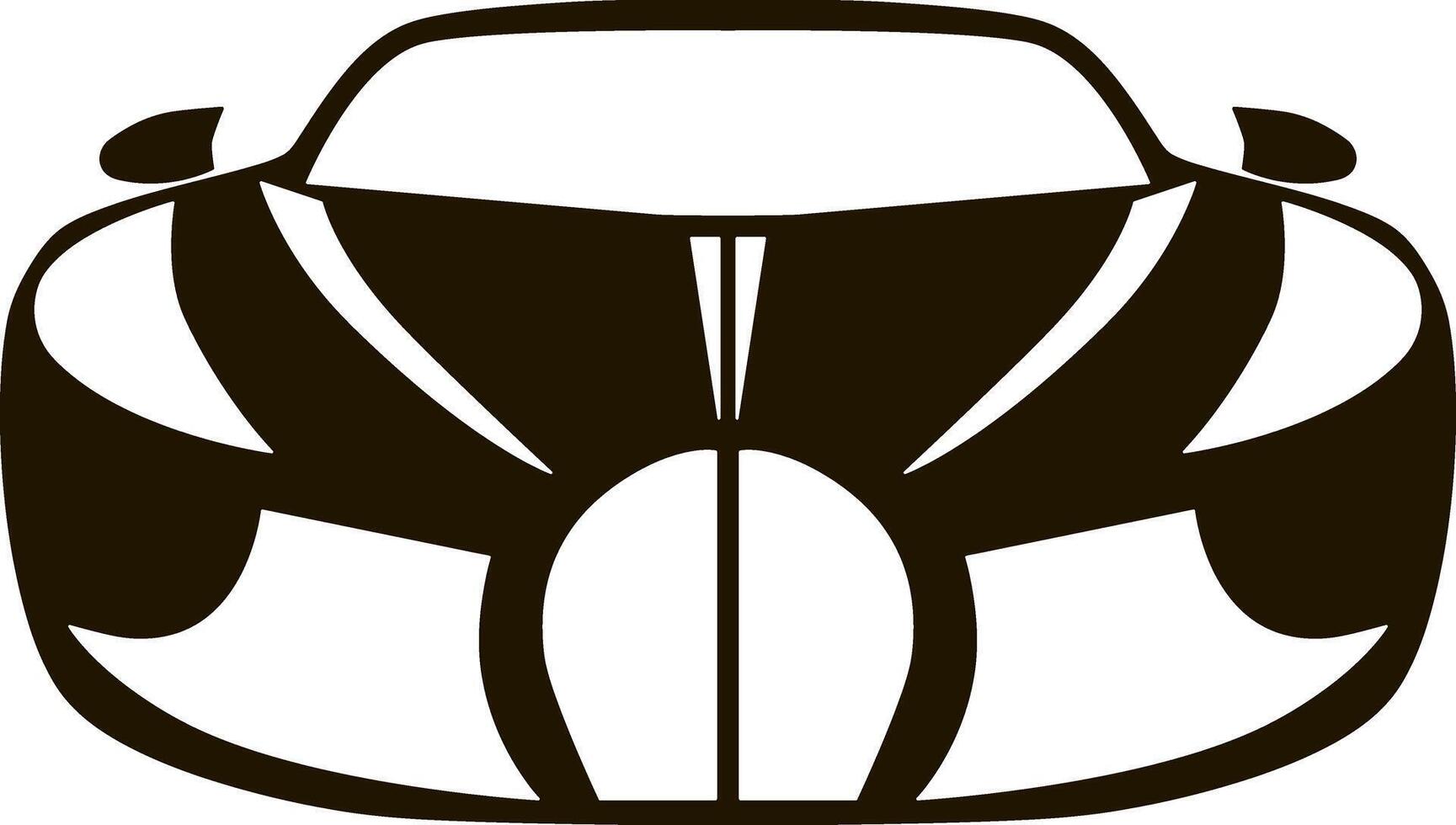 Car icon Stencil clipart vector