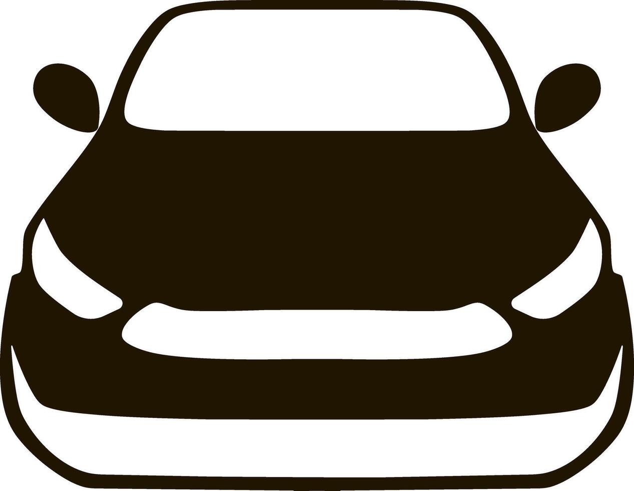 Car icon Stencil clipart vector