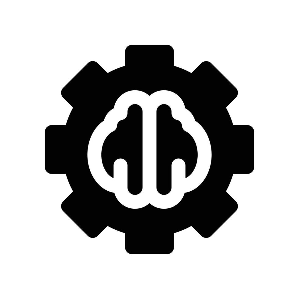 setting icon. glyph icon for your website, mobile, presentation, and logo design. vector