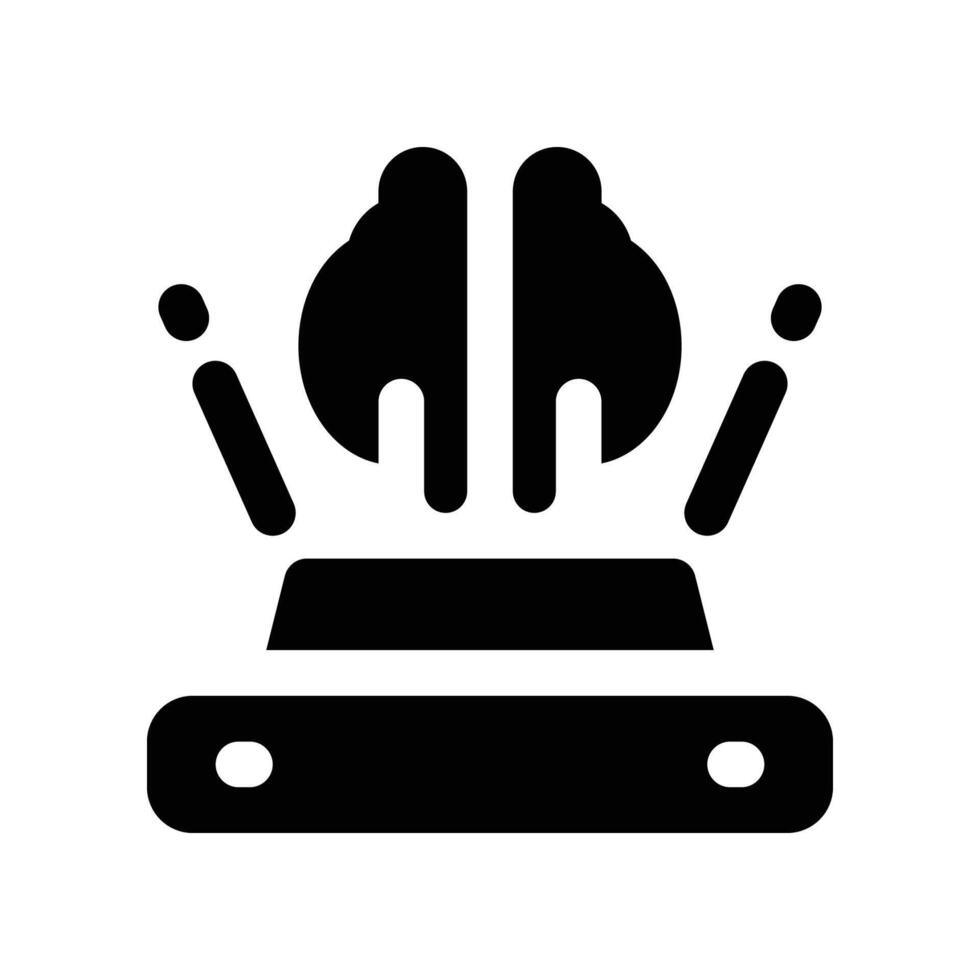hologram icon. glyph icon for your website, mobile, presentation, and logo design. vector