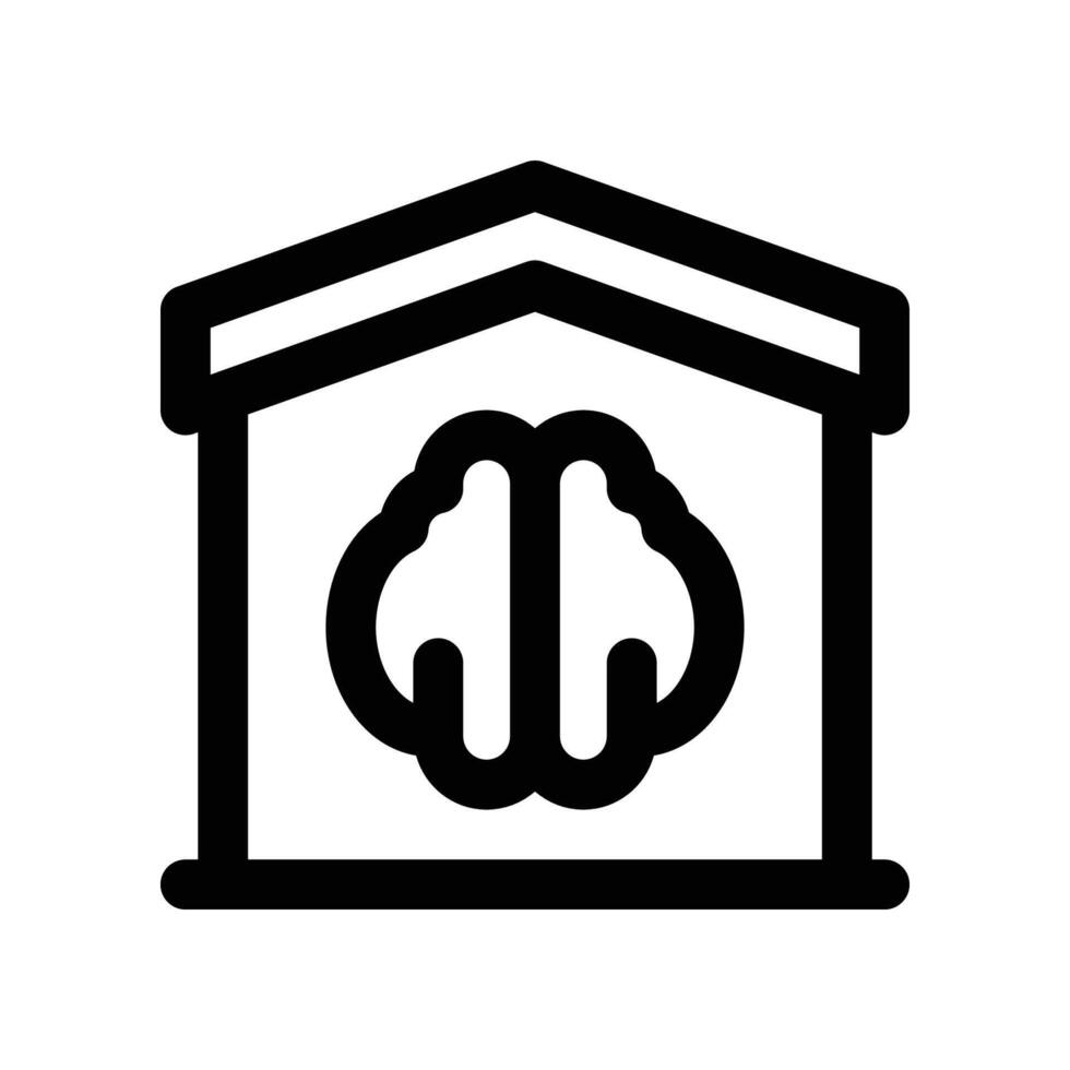 home automation icon. line icon for your website, mobile, presentation, and logo design. vector