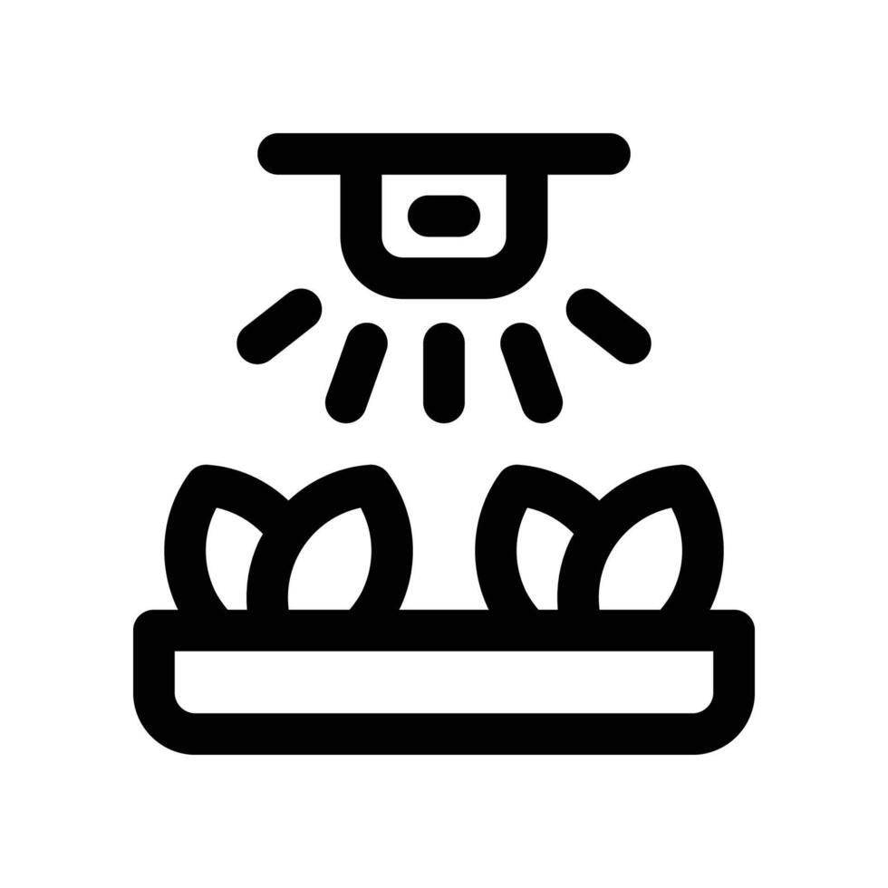 water sprinkle icon. line icon for your website, mobile, presentation, and logo design. vector