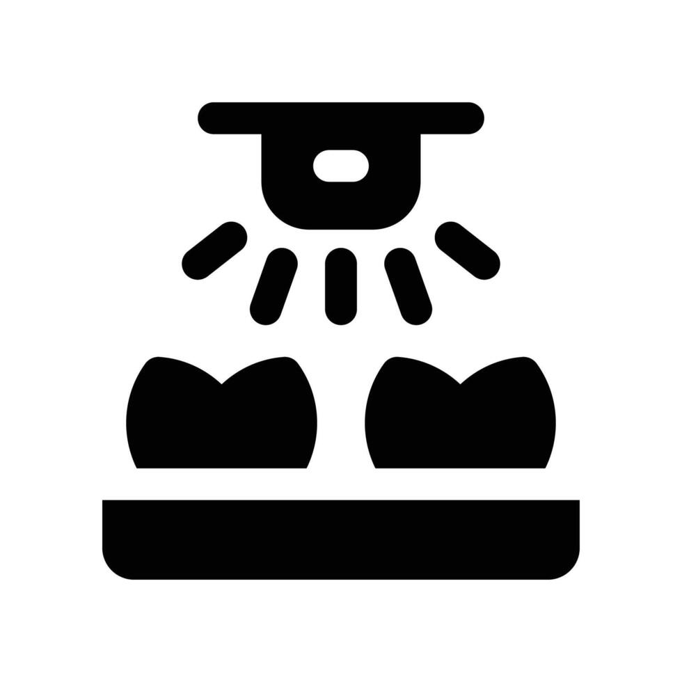 water sprinkle icon. glyph icon for your website, mobile, presentation, and logo design. vector