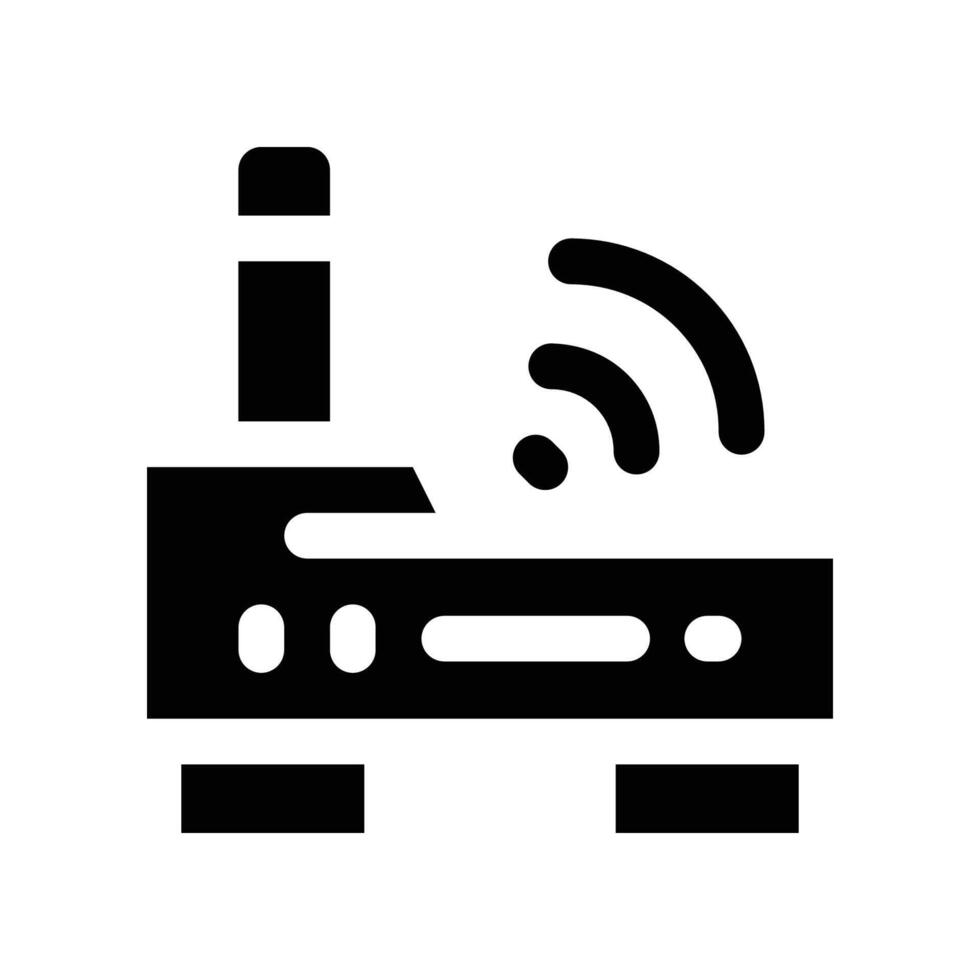 router icon. glyph icon for your website, mobile, presentation, and logo design. vector