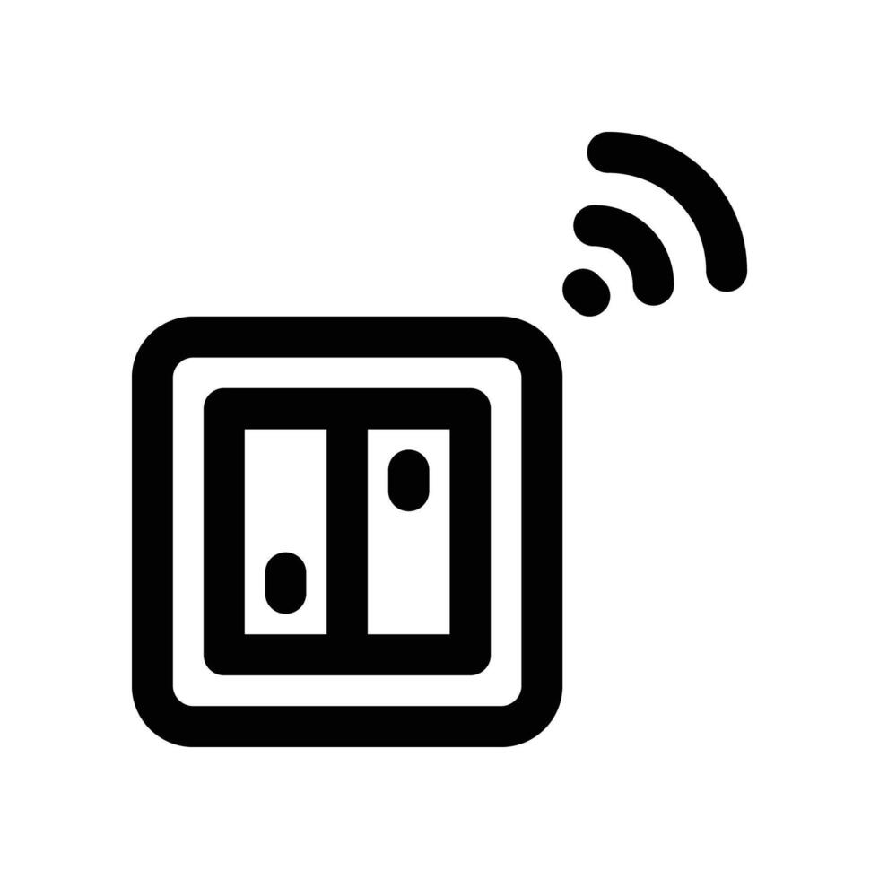 smart switch icon. line icon for your website, mobile, presentation, and logo design. vector
