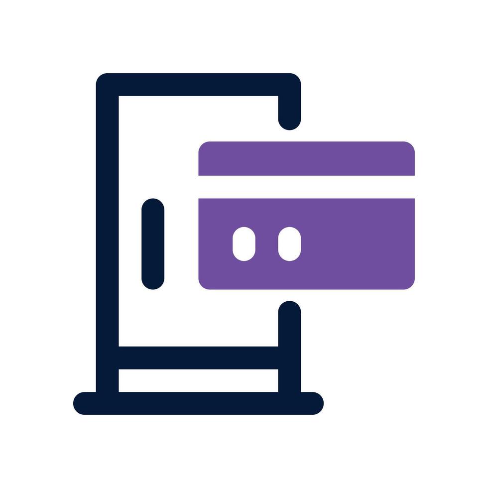 automation door icon. dual tone icon for your website, mobile, presentation, and logo design. vector