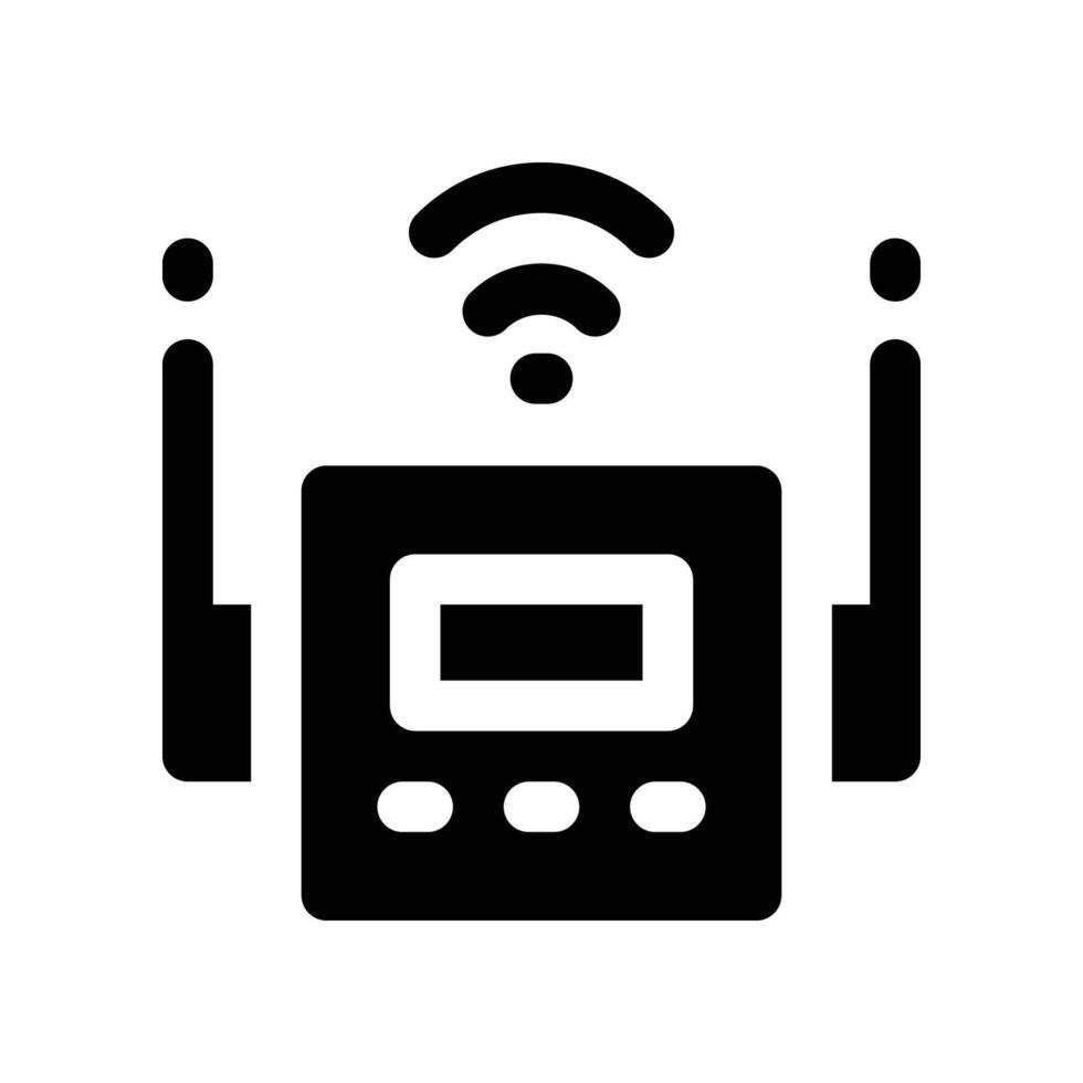 router icon. glyph icon for your website, mobile, presentation, and logo design. vector