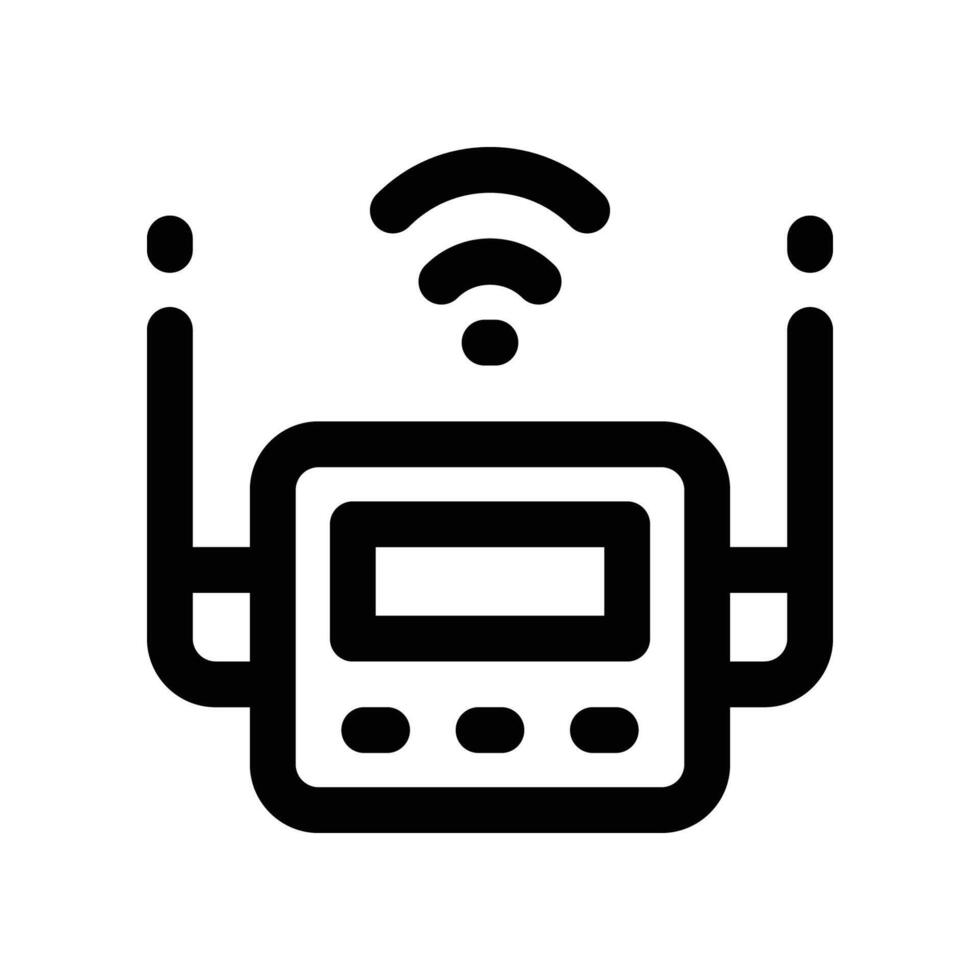 router icon. line icon for your website, mobile, presentation, and logo design. vector