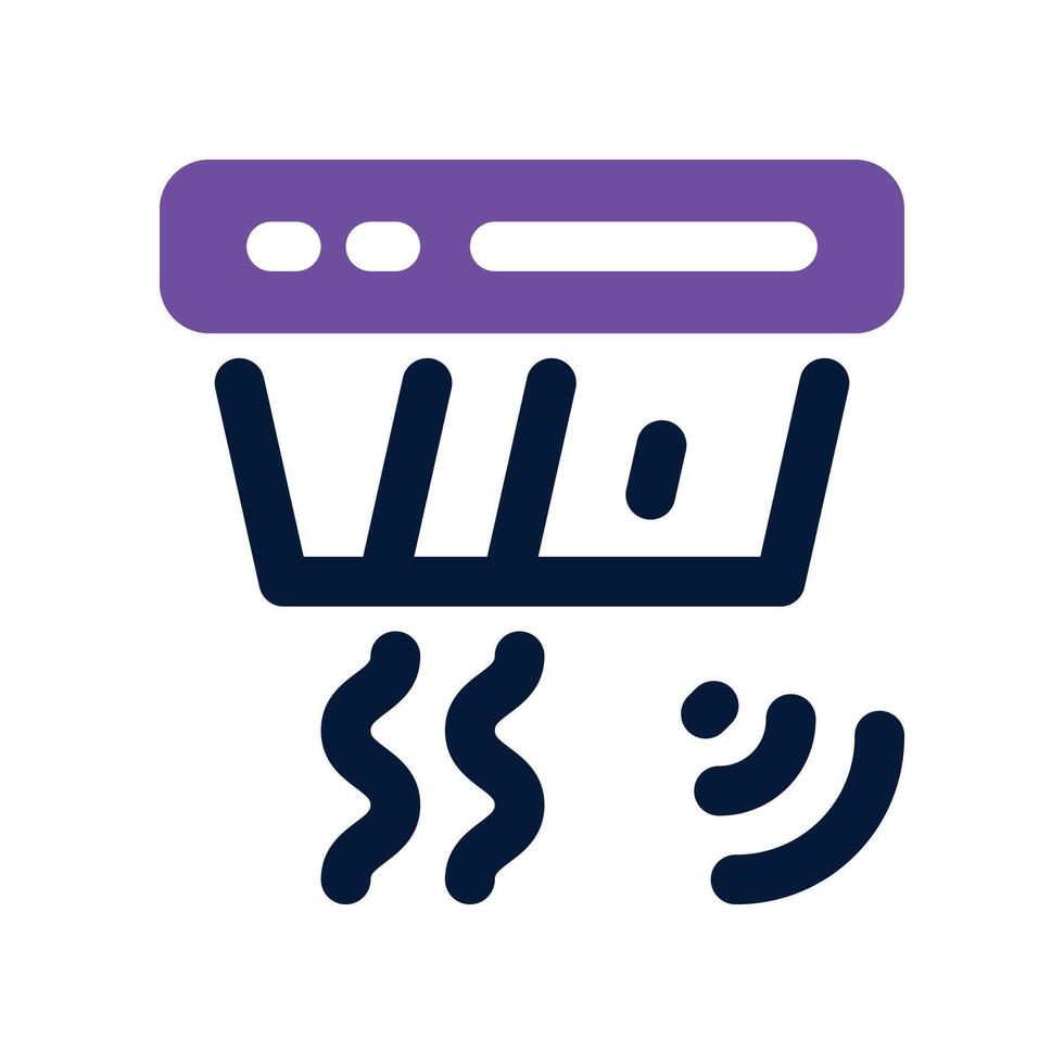 smoke detector icon. dual tone icon for your website, mobile, presentation, and logo design. vector