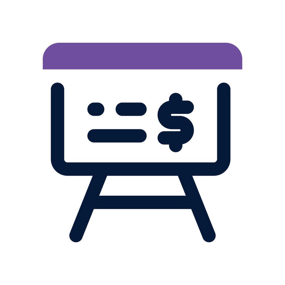presentation icon. dual tone icon for your website, mobile, presentation, and logo design. vector