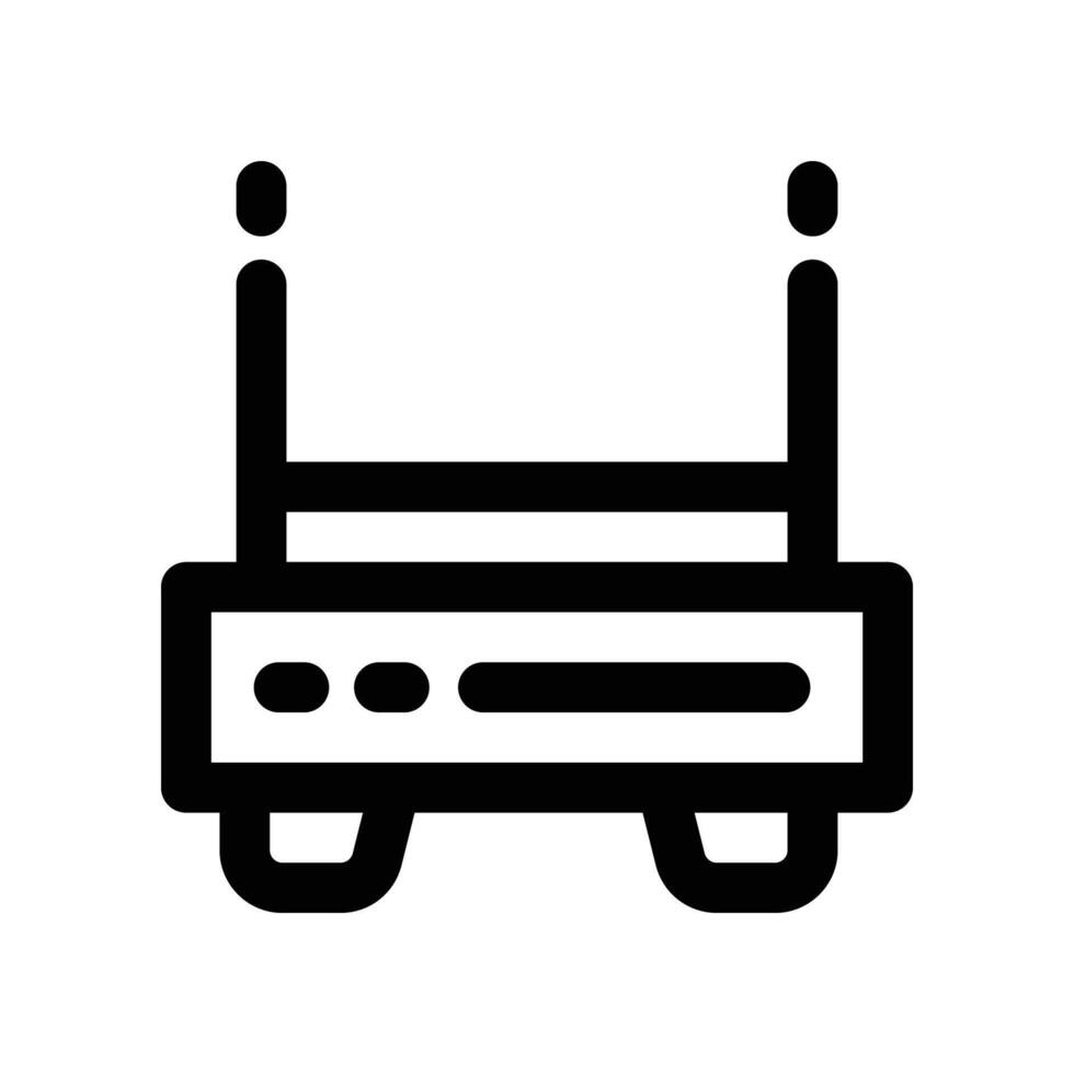 router icon. line icon for your website, mobile, presentation, and logo design. vector