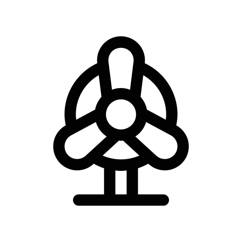 fan icon. line icon for your website, mobile, presentation, and logo design. vector