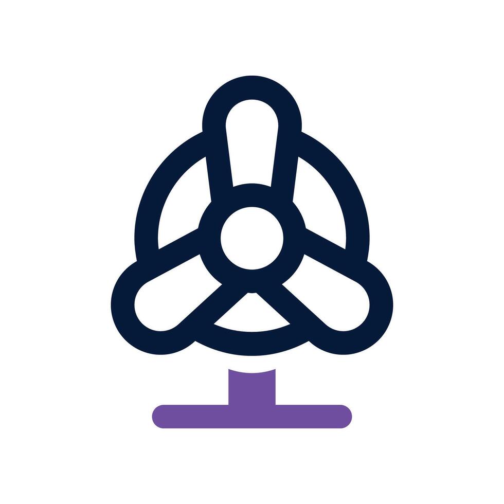 fan icon. dual tone icon for your website, mobile, presentation, and logo design. vector