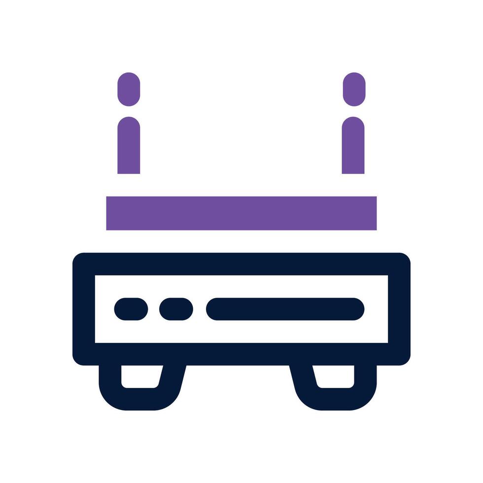 router icon. dual tone icon for your website, mobile, presentation, and logo design. vector