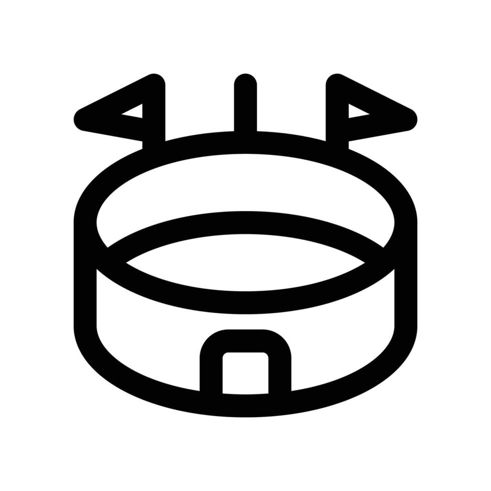 stadium icon. line icon for your website, mobile, presentation, and logo design. vector