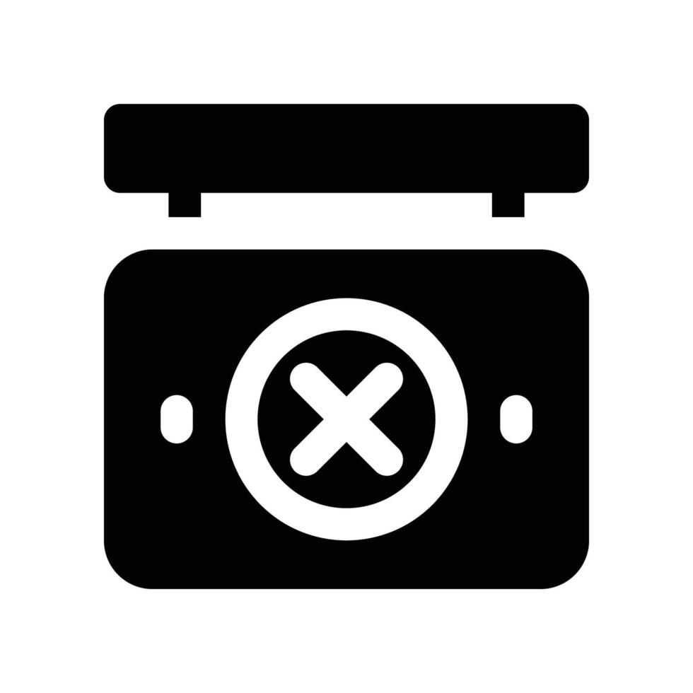 archery board icon. glyph icon for your website, mobile, presentation, and logo design. vector