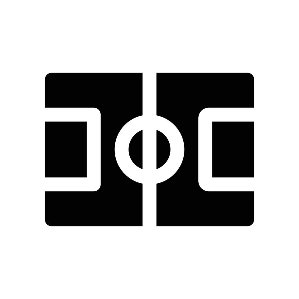 football icon. glyph icon for your website, mobile, presentation, and logo design. vector