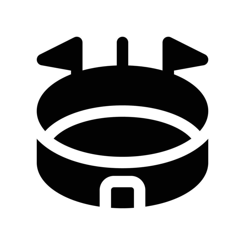 stadium icon. glyph icon for your website, mobile, presentation, and logo design. vector