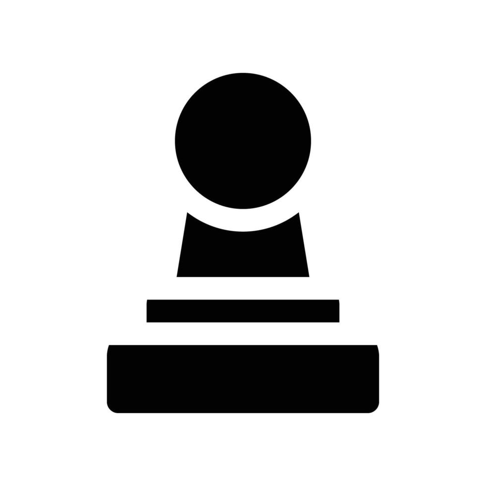 chess icon. glyph icon for your website, mobile, presentation, and logo design. vector