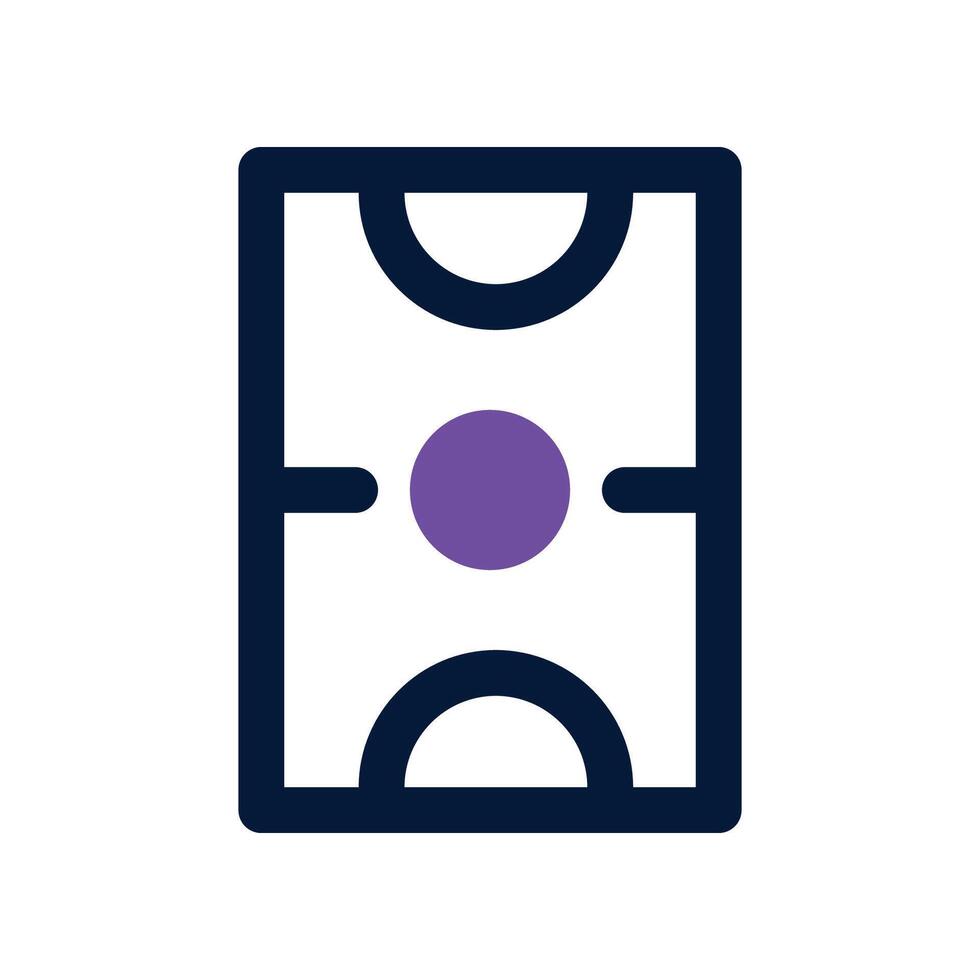 basketball court icon. dual tone icon for your website, mobile, presentation, and logo design. vector