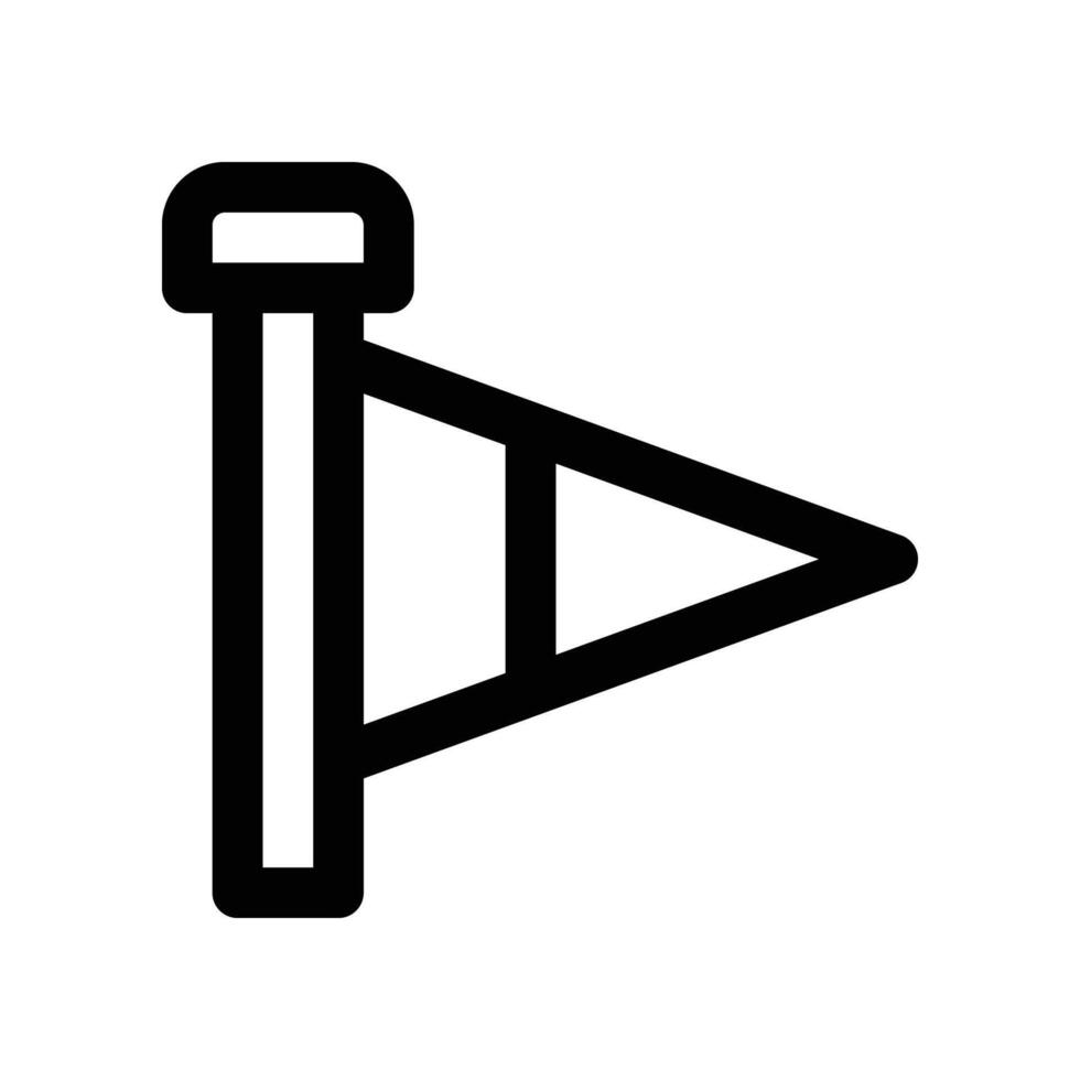 flag icon. line icon for your website, mobile, presentation, and logo design. vector