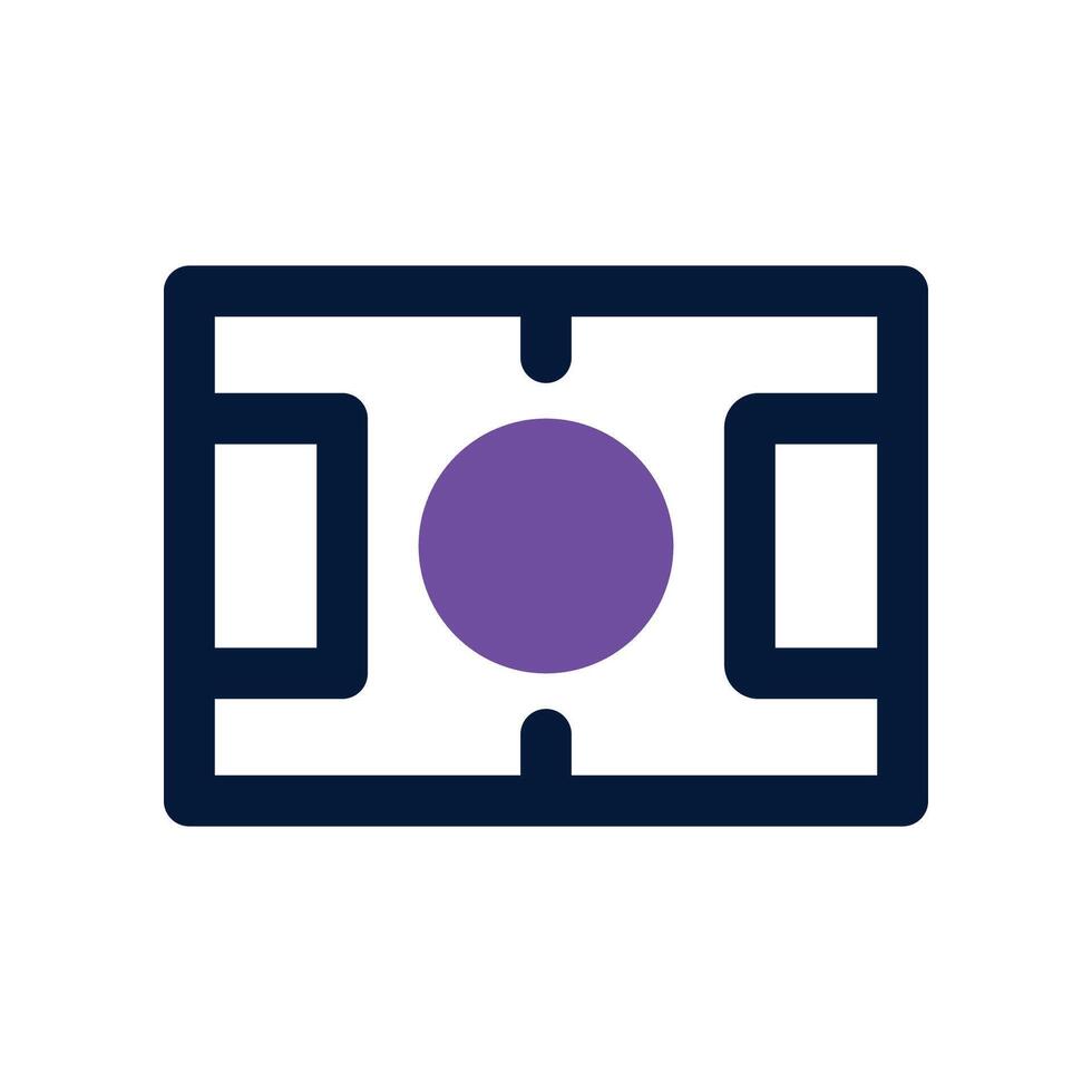 football icon. dual tone icon for your website, mobile, presentation, and logo design. vector