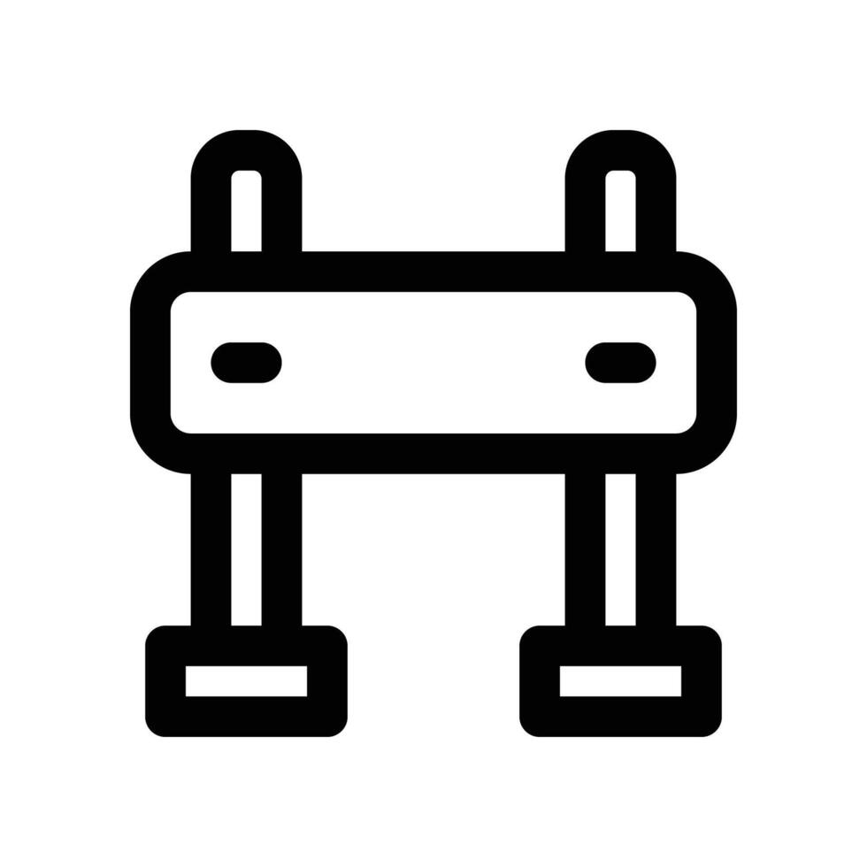 hurdle icon. line icon for your website, mobile, presentation, and logo design. vector