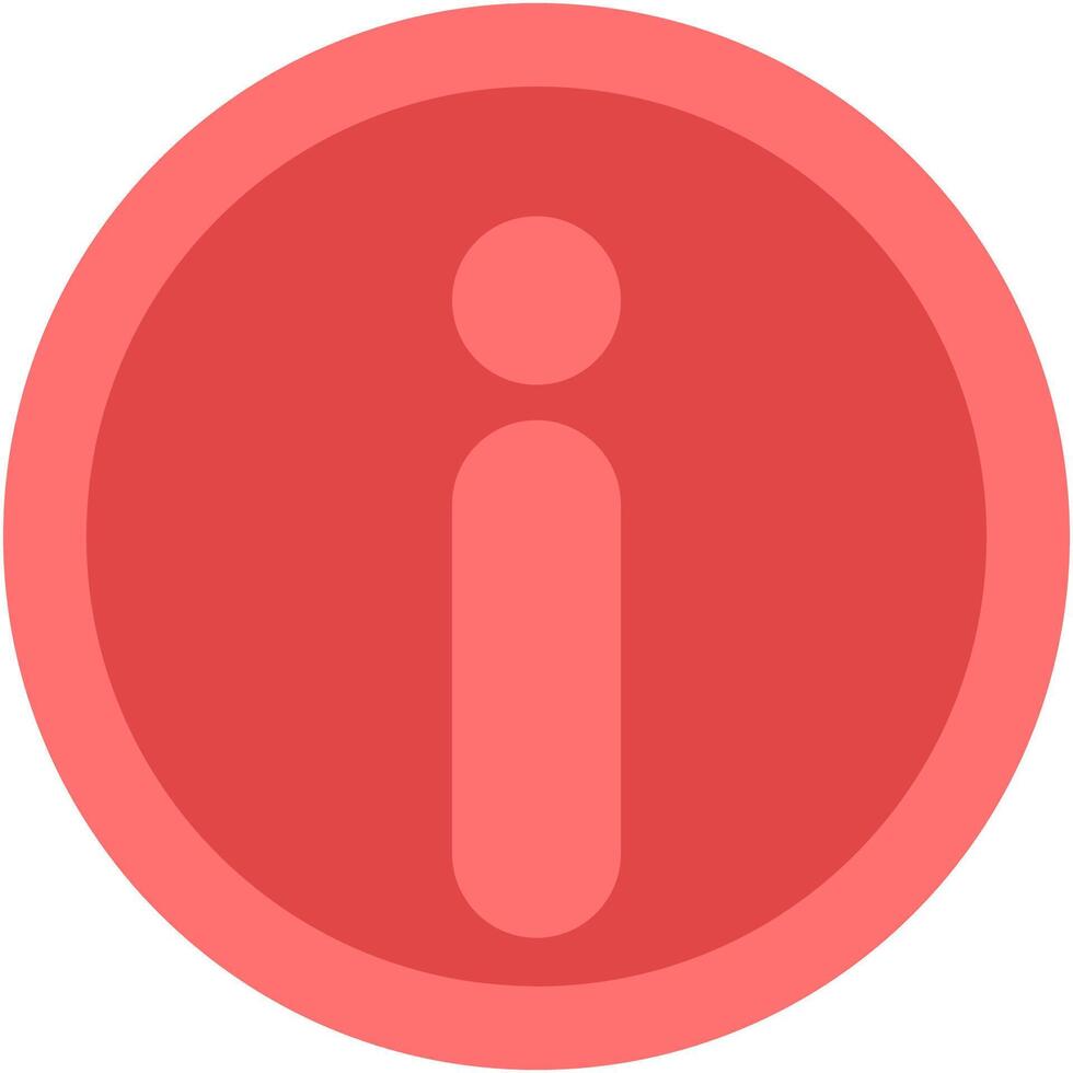 Information flat icon isolated on white background. vector