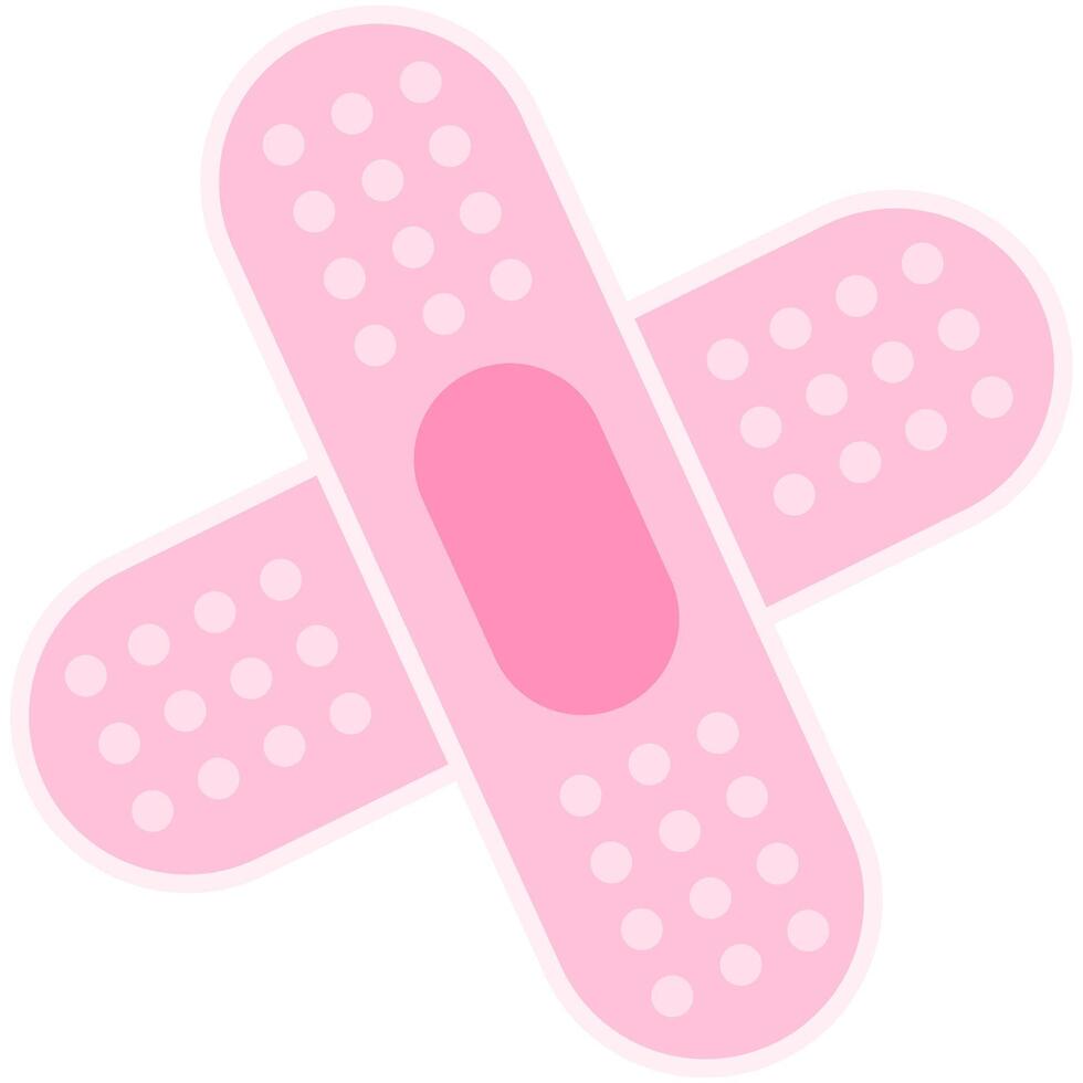 Bandage icon in flat style isolated on white background. vector