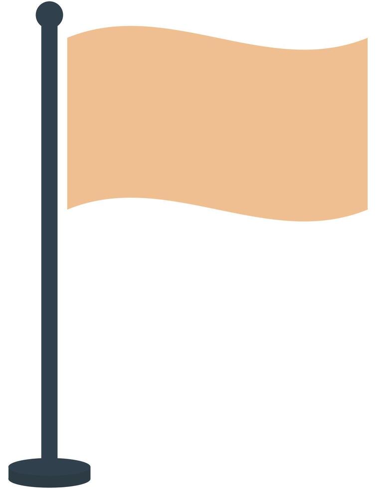 Flag flat illustration isolated on white background. vector