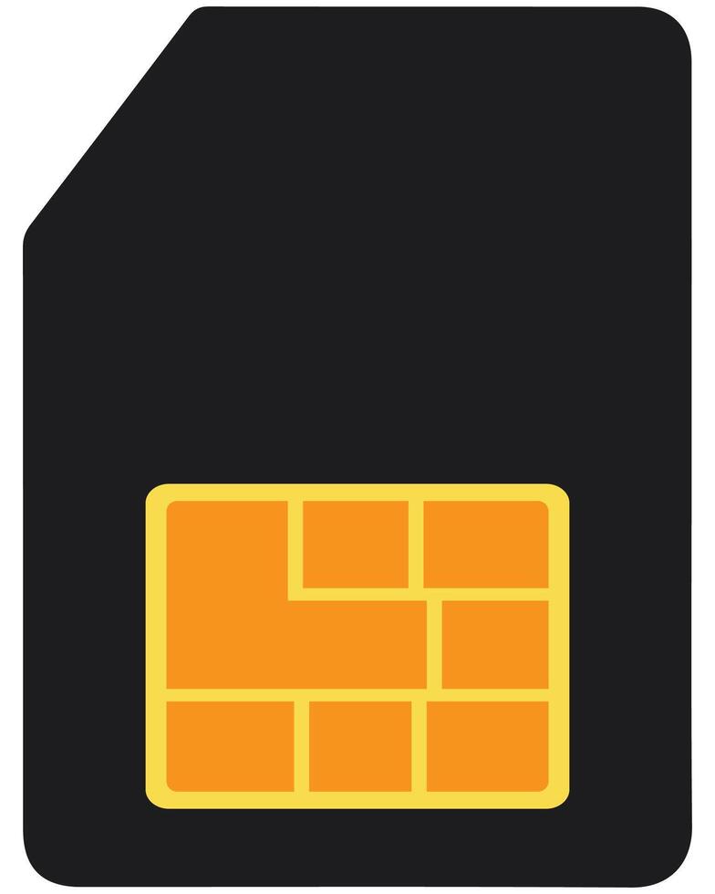 MicroSD icon isolated on white background. vector