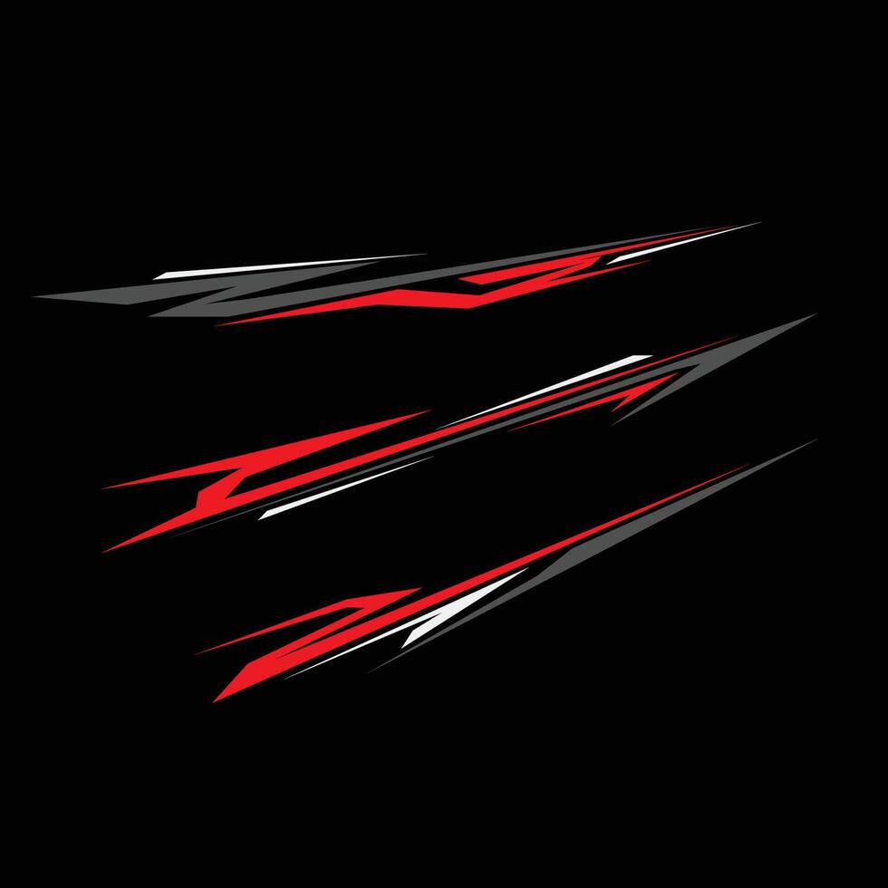 car wrapping sticker. modern car stickers vector