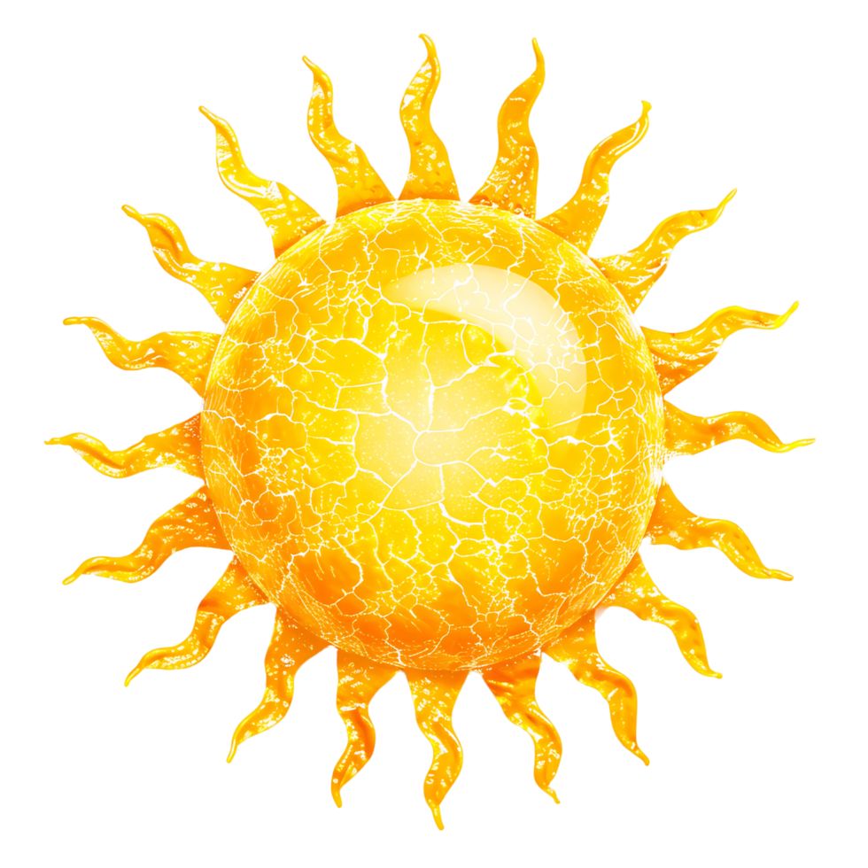 High Resolution Isolated Sun Cut Outs for Any Design Need png
