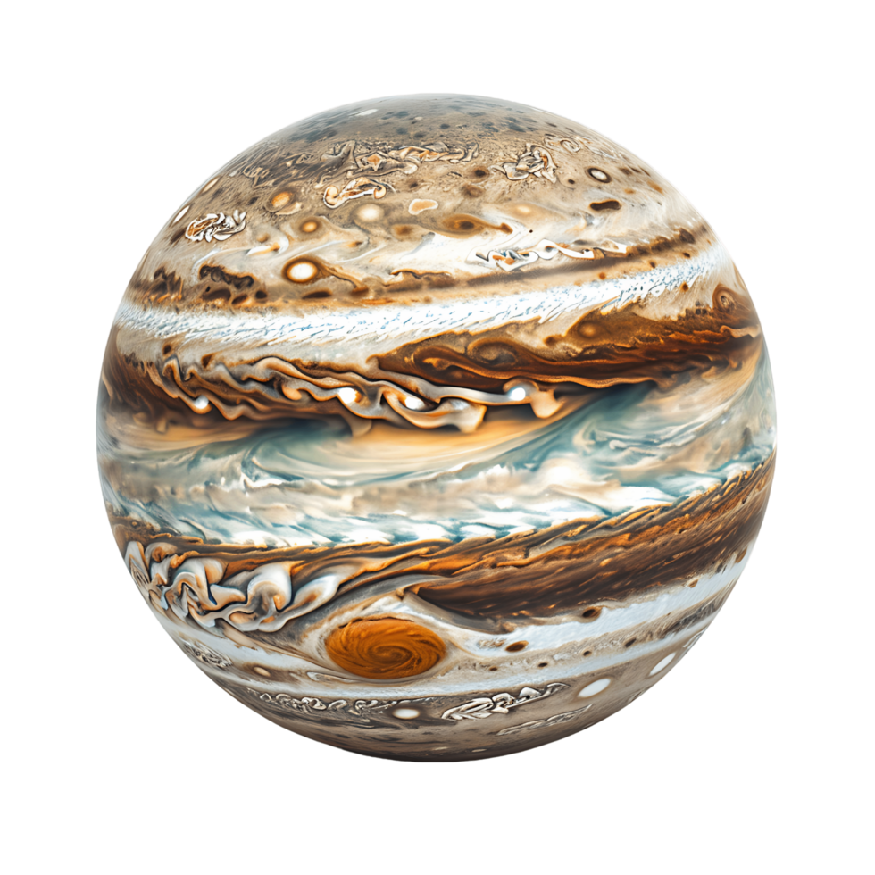 Jupiter on Transparent Background Cut Out Stock Photo Collection png