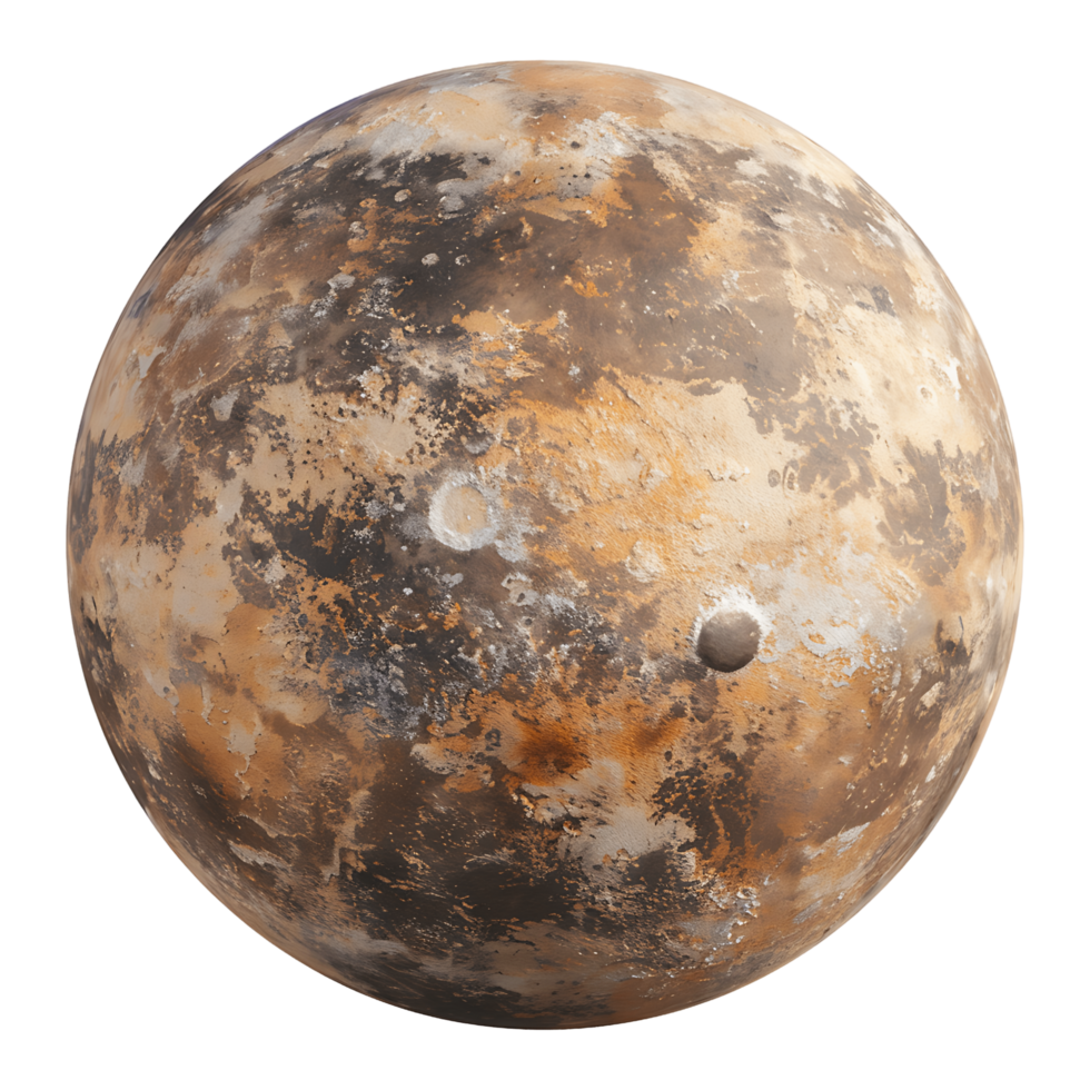 High Resolution Isolated Mercury Planet Cut Outs for Any Design Need png