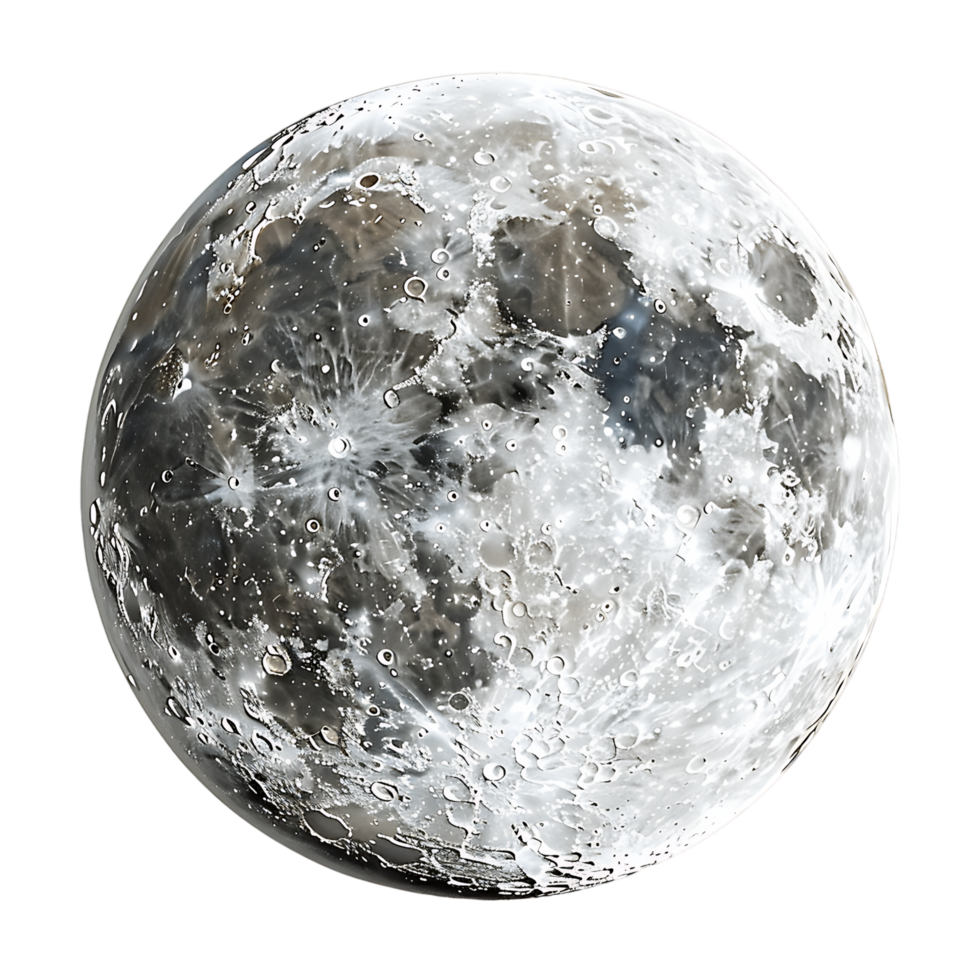 Moon on Transparent Background Cut Out Stock Photo Collection png