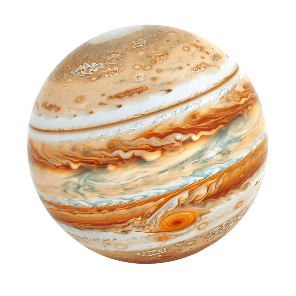 Enhance Your Projects with Isolated Jupiter Cut Outs png