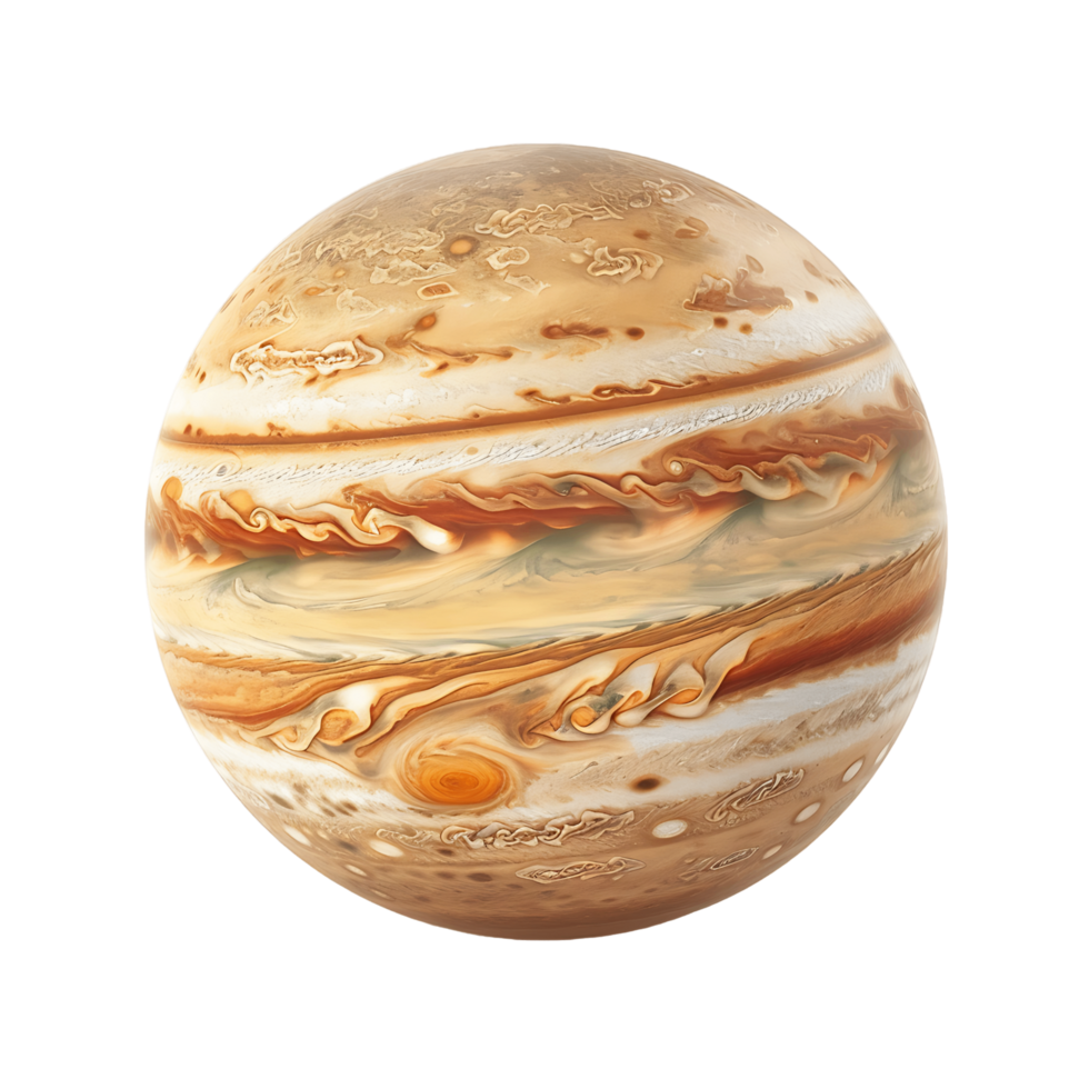 Unlock Creativity with Isolated Jupiter Cut Outs png