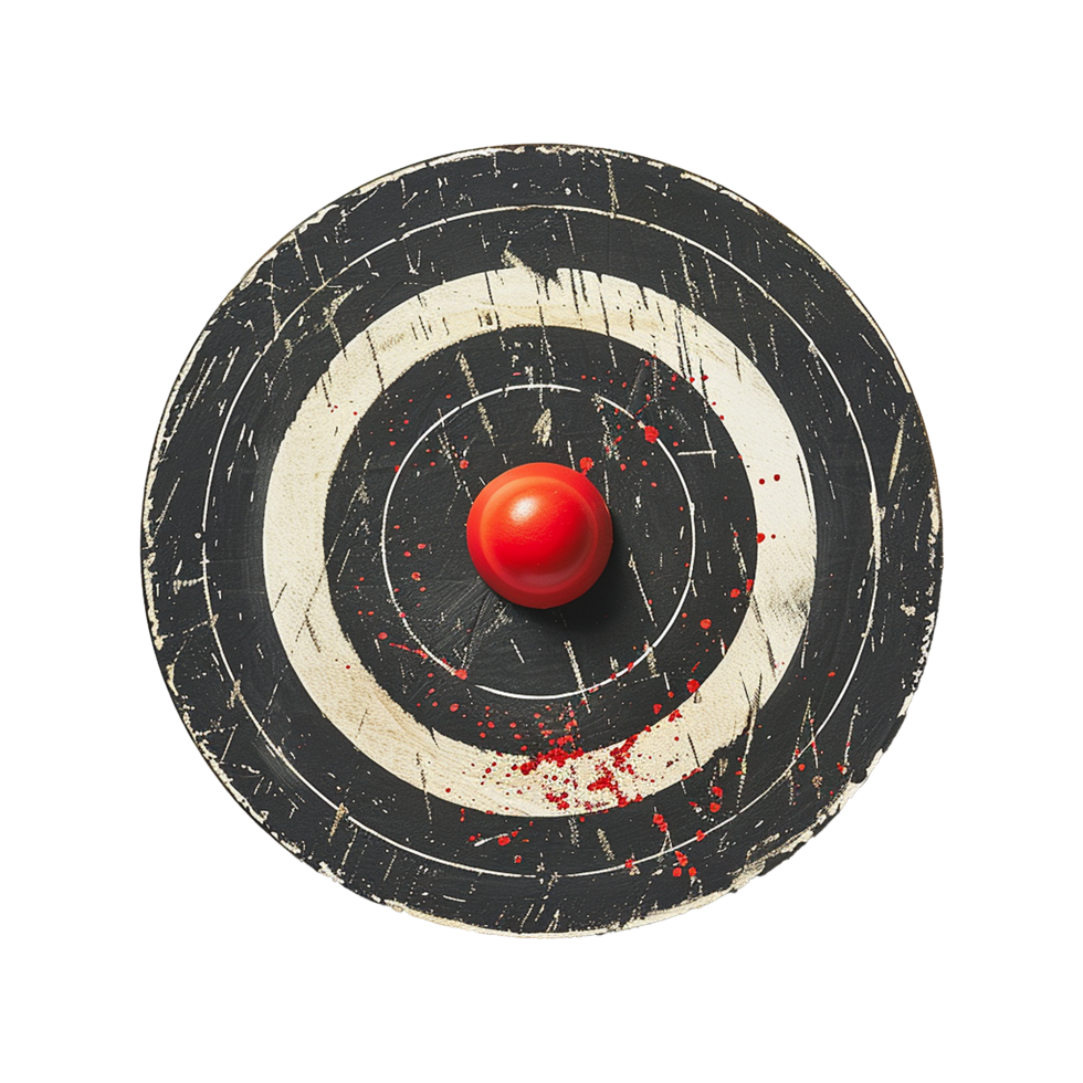 Dartboard isolated on transparent background png