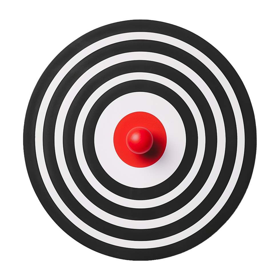 Dartboard isolated on transparent background png