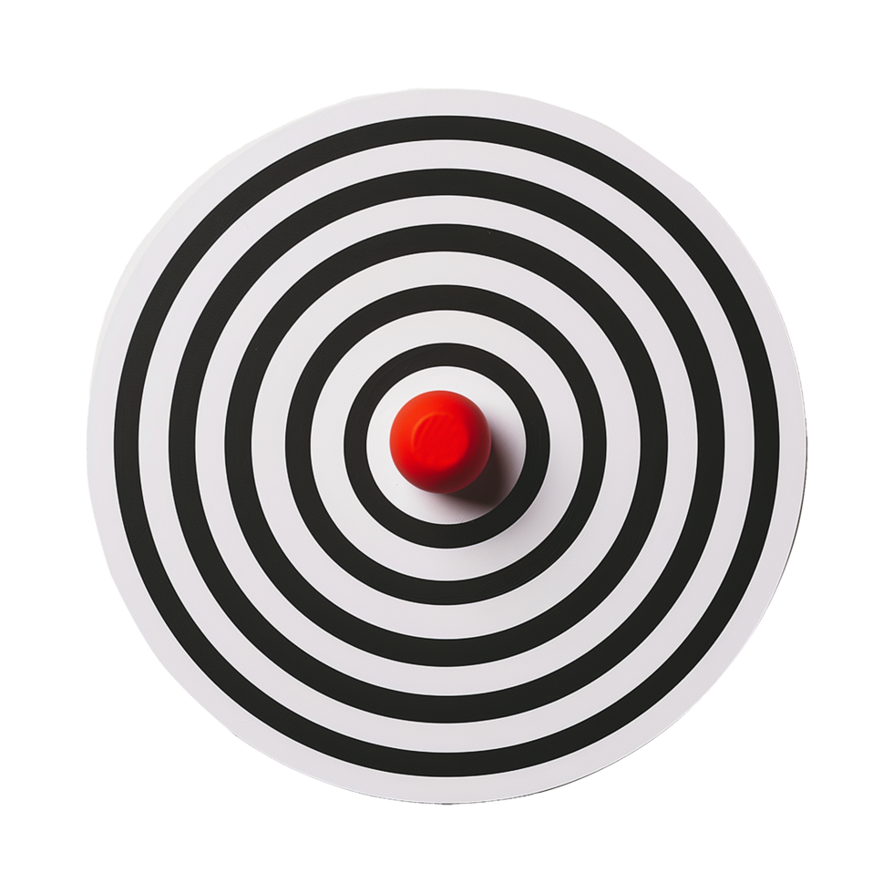 Dartboard isolated on transparent background png