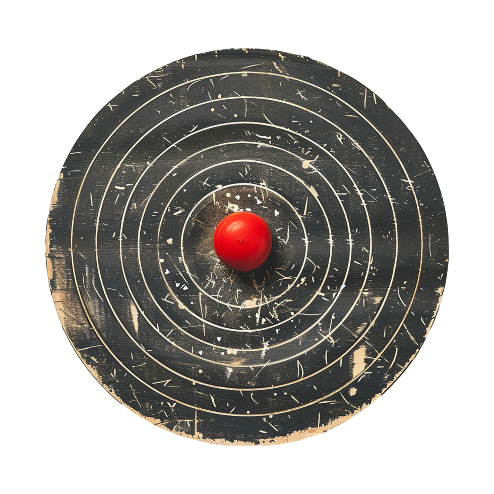 Dartboard isolated on transparent background png