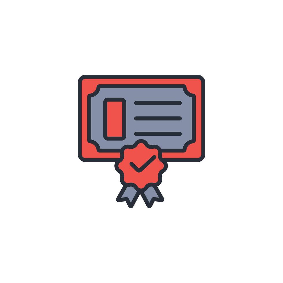 license icon. .Editable stroke.linear style sign for use web design,logo.Symbol illustration. vector
