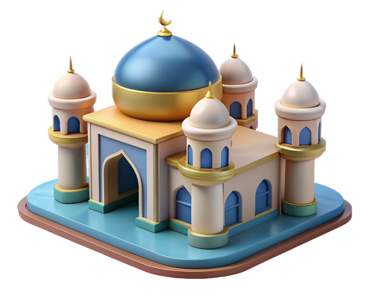 Mosque 3d Illustration png