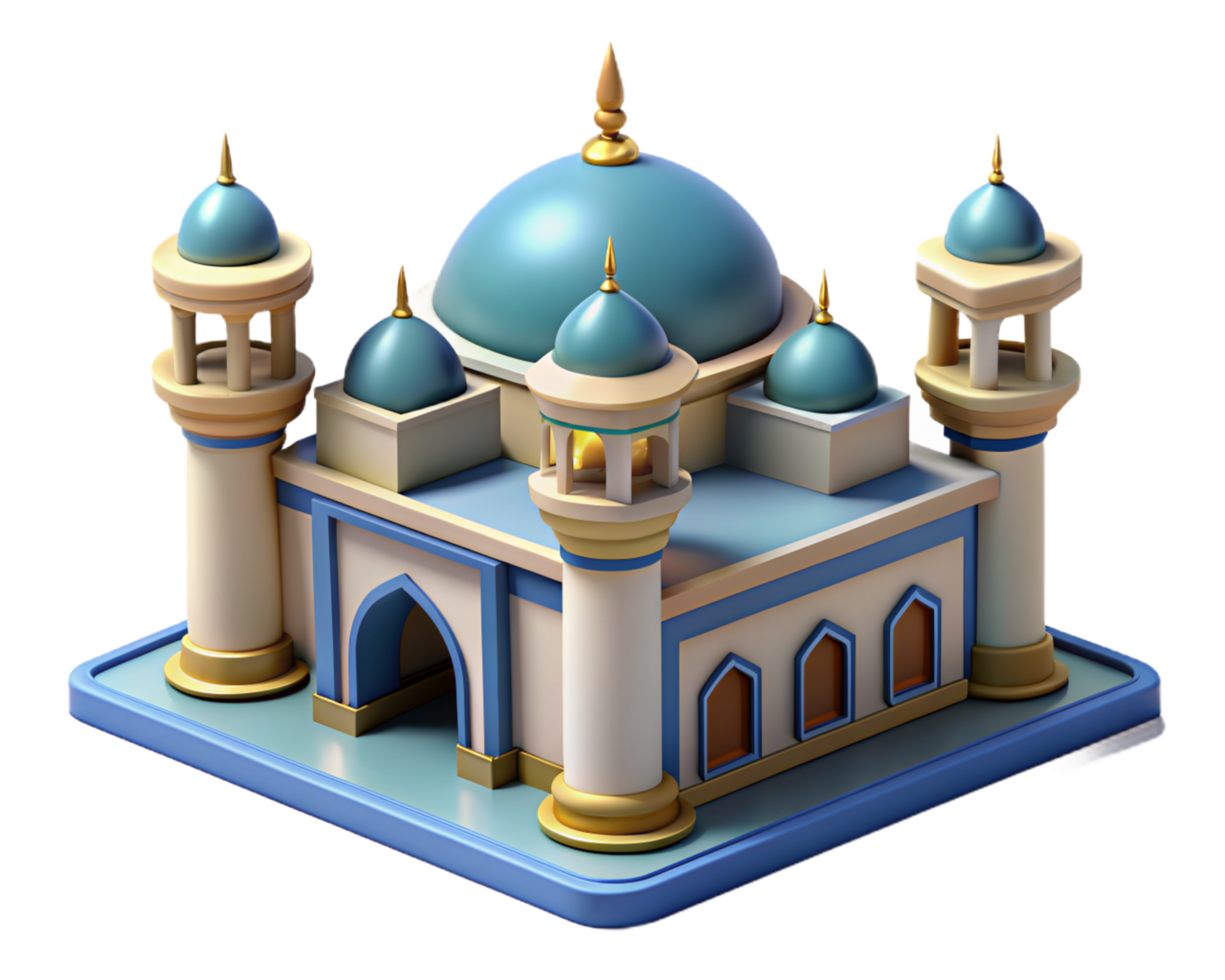 Mosque 3d Graphic png